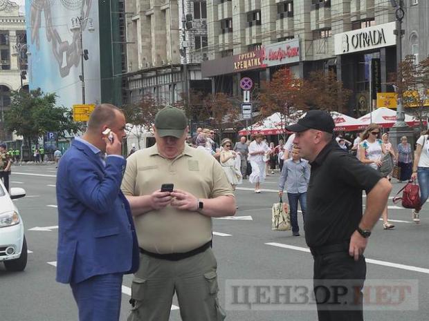 За безпекою під час заходів особисто стежив начальник столичної поліції Андрій Крищенко.