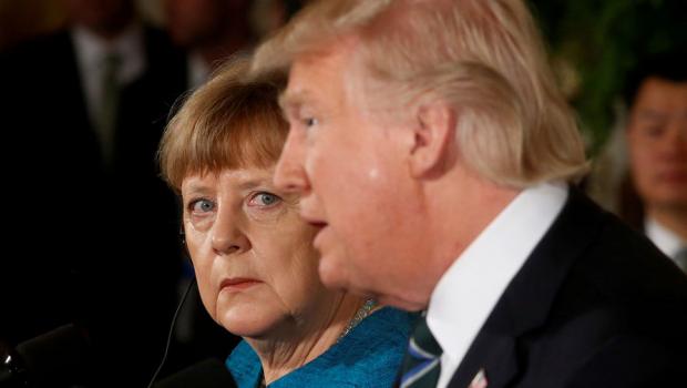 Ангела Меркель і Дональд Трамп. Ілюстрація:cont.ws