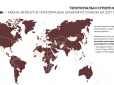 Злодійські звички недоімперій: На мапі світу показали усі країни, які зазіхають на чуже (інфографіка)