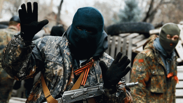 Терористи на Донбасі. Ілюстрація:qha.com.ua