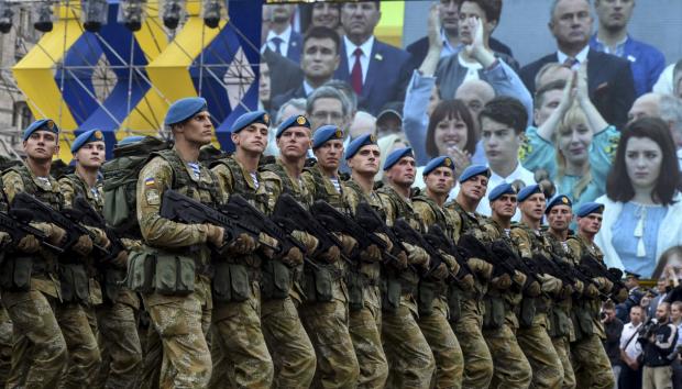 Військовий парад у Києві. Фото: 112 Україна.