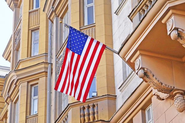 Посольство США у Москві. Ілюстрація:Цензор.НЕТ