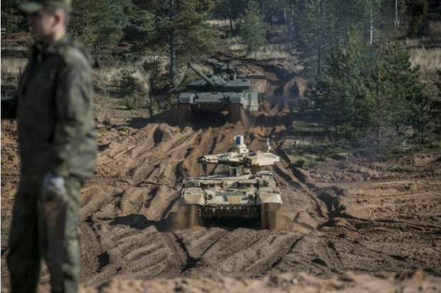 Т-90М і БМПТ "Термінатор" .Фото: Міноборони РФ