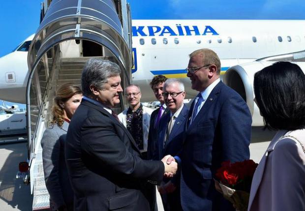 Петро Порошенко з дружиною прибув з робочим візитом до Канади. Фото:Facebook