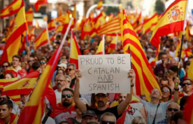 Мітинг у Барселоні. Фото: Ель Мундо.