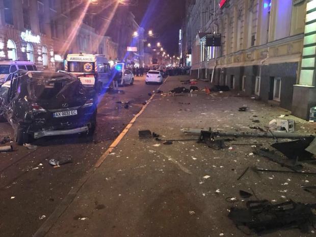 Наслідки смертельної ДТП у Харкові. Фото:Facebook