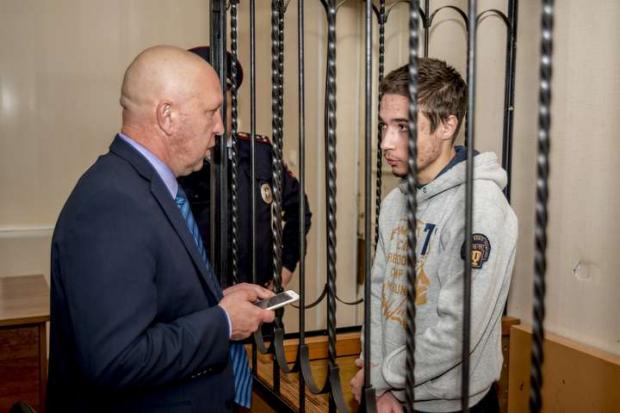 Павло Гриб у російському суді. Фото:Главком