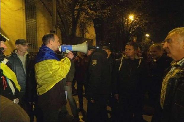 Мітингувальники у Києві. Фото: Цензор.НЕТ.