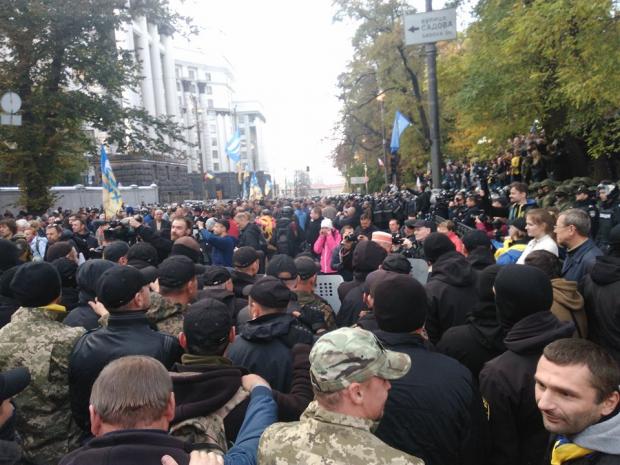 Протести під ВР. Ілюстрація:prm.ua
