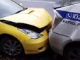 Масштабна ДТП У Києві: Тойота протаранила автомобіль патрульних (відео)