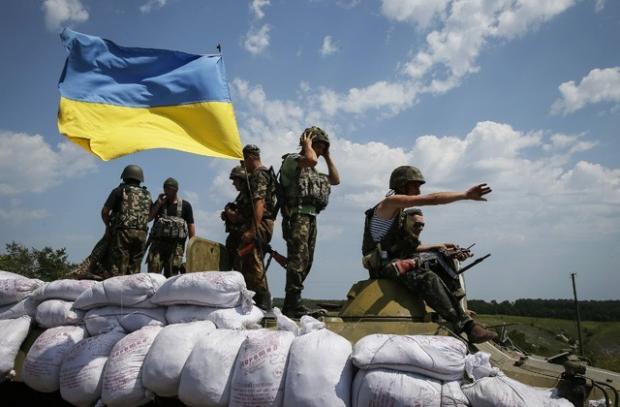 Українська армія на Донбасі. Ілюстрація:Политикус