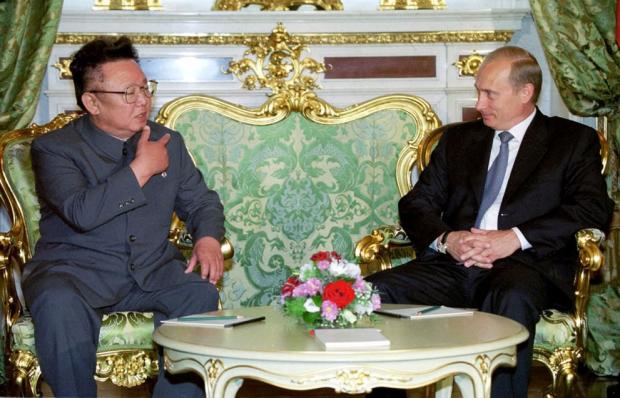 Кім Чен Ин та Путін. Фото: ТАСС.