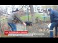 Як черкаські патрульні в центрі міста свиню ловили (відео)