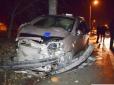Врізався у стовп: П'яний офіцер на Chevrolet влаштував ДТП у Миколаєві (фото, відео)