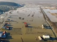 Шаленство стихії: З'явилось відео потопу на Закарпатті з висоти пташиного польоту