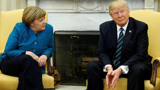 Меркель і Трамп. Фото: Рейтерс.