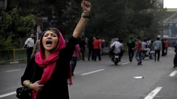 Протестувальники в Ірані. Фото: Рейтерс.