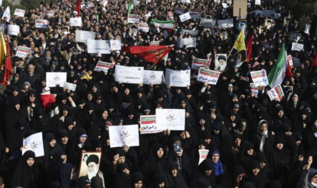 Масові протести в Ірані. Фото:znaj.ua