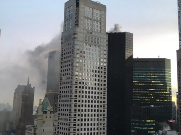 Пожежа в Trump Tower. Фото:NBC