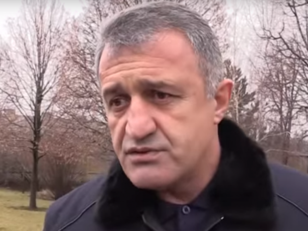 Так званий "президент" Південної Осетії Анатолій Бібілов. Фото:скрін відео