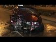 Авто спалахнуло за мить: У Києві п'яний підполковник поліції влаштував жахливу ДТП (відео)