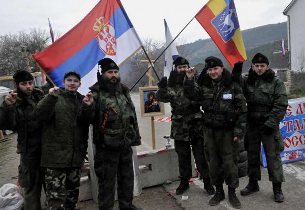 Сербські найманці на Донбасі. Ілюстрація:Радіо Свобода