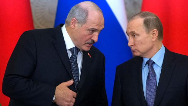 В Лукашенка із Путіним спільні цінності. Ілюстрація: Газета.ру.