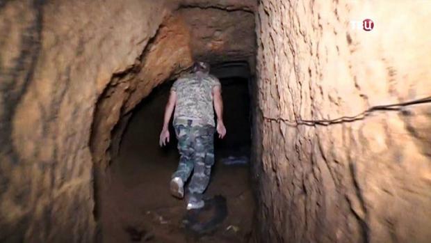 У тунелі сирійських повстанців. Фото: соцмережі.