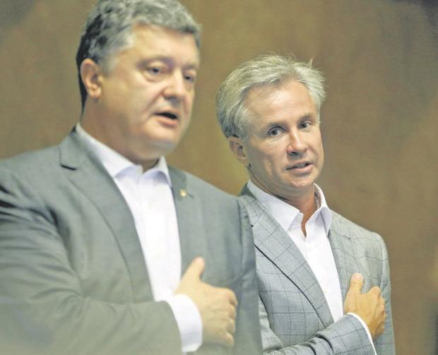 Петро Порошенко та Юрій Косюк. Фото:Главред