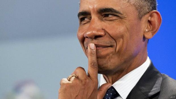 Обама вирішив промовчати? Ілюстрація: AFP.