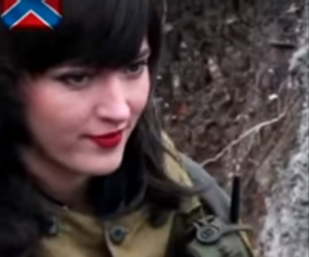Терористка "ДНР" Еліна Борозенна. Фото: сайт "Миротворець"