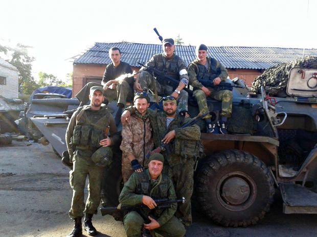 Путінські найманці на Донбасі у 2014-му році. Фото: соцмережі.