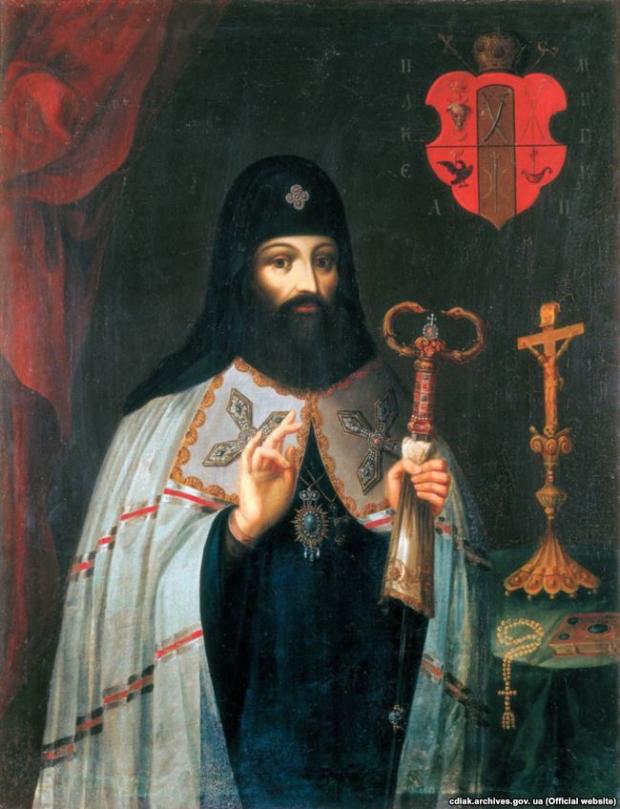 Петро Могила (31 грудня 1596 – 1 січня 1647) – український політичний, церковний і освітній діяч. Митрополит Київський, Галицький і всієї Русі (1632–1647). Архімандрит Києво-Печерського монастиря (з 1627 року)