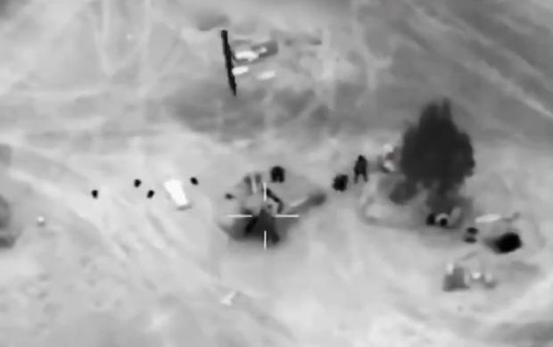 Американцям показали, як ліквідували росіян в Сирії. Фото: скріншот з відео.