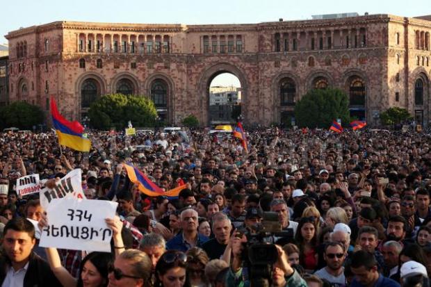 Протести у Вірменії. Фото:News.am