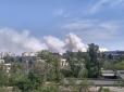 Сильна пожежа охопила Луганщину (фото)