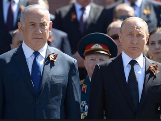 Візит Нетаньяху у Москву 9 травня. Фото:The Экономист