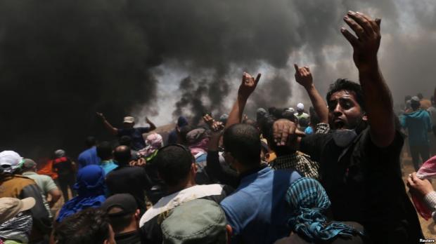 Протести палестинців. Фото: Рейтерс.