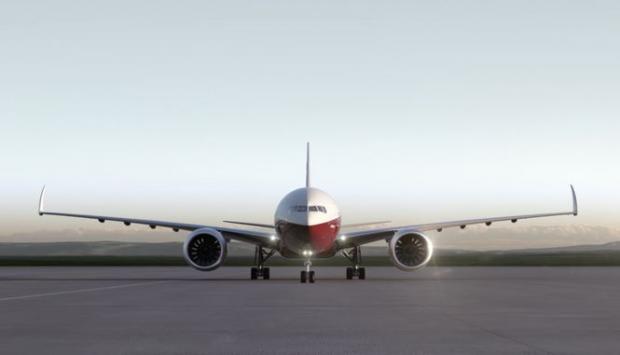 Новий Boeing 777X отримає складні крила. Фото: Boeing 