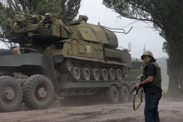 Російський "Бук" на Донбасі. Ілюстрація: Линия обороны