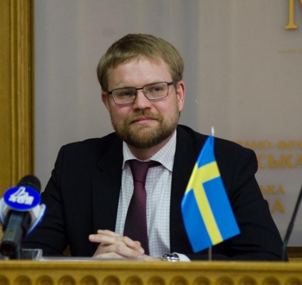 Мартін Хагстрьом, посол Швеції в Україні. Фото: Дніпроград