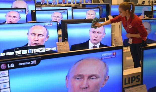 У Кремлі обурені, що в Україні намагаються протидіяти їхній пропаганді. Фото: соцмережі.