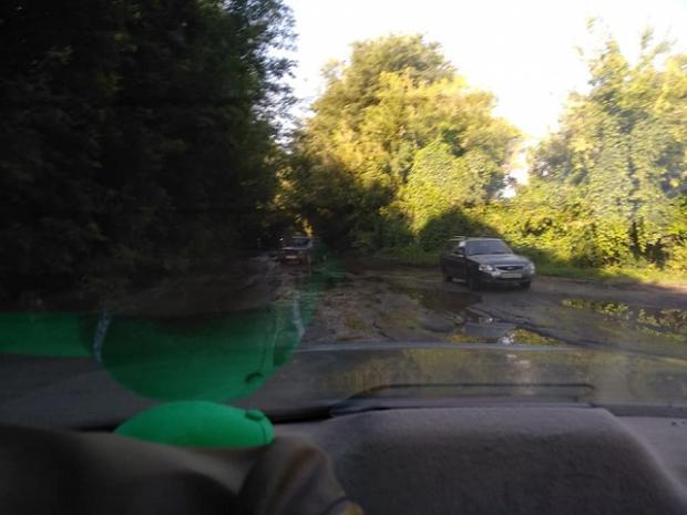 Дороги на Черкащині - справжнє випробування для водія. Фото: соцмережі.