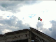 На війні без гумору ніяк: Бійці ЗСУ тролять бойовиків італійським прапором (фотофакт)