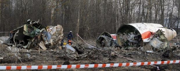 На місці катастрофи польського Ту-154М. Фото: Рейтерс.
