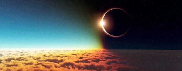 Сонячне затемнення. Фото: ТСН.