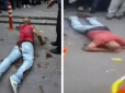 За те, що чіплявся до дівчини: У Туреччині чоловік прямо на вулиці кастрував маніяка (відео 16+)