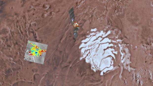 На Марсі знайшли озеро. Фото: ScienceNews.