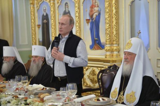 Патріарх Кирило із Путіним самі собі все зіпсували. Фото: АР.