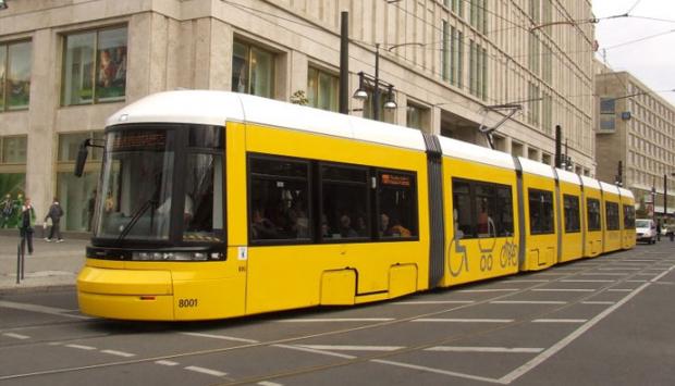 Трамвай в Берліні. Фото: соцмережі.